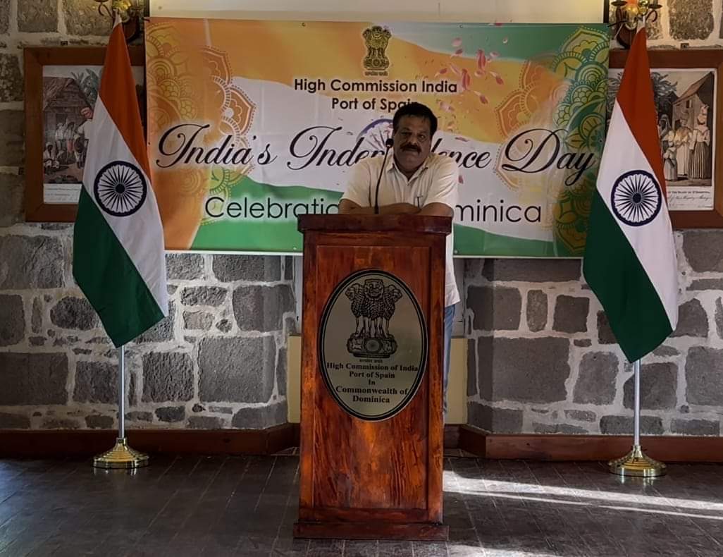 High Commission of India celebrated 78th Independence Day at Carbits National Park, Portsmouth, Commonwealth of Dominica on 15 August, 2024.